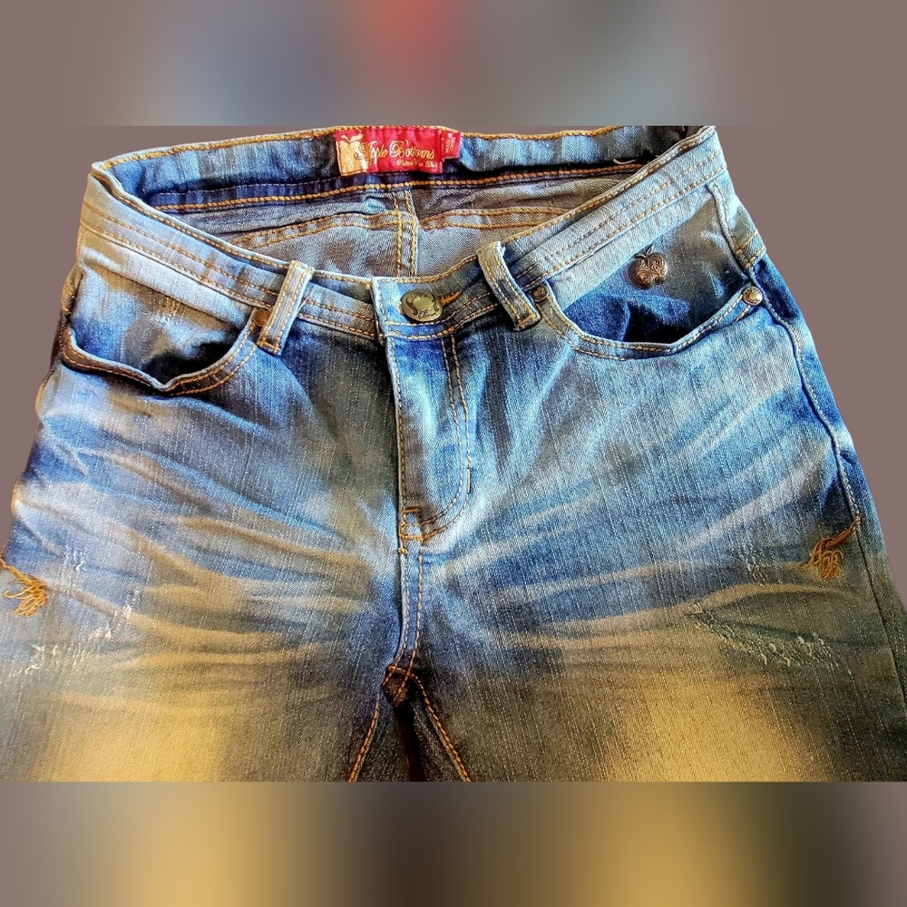 Apple Bottoms Blue Skinny Jeans
